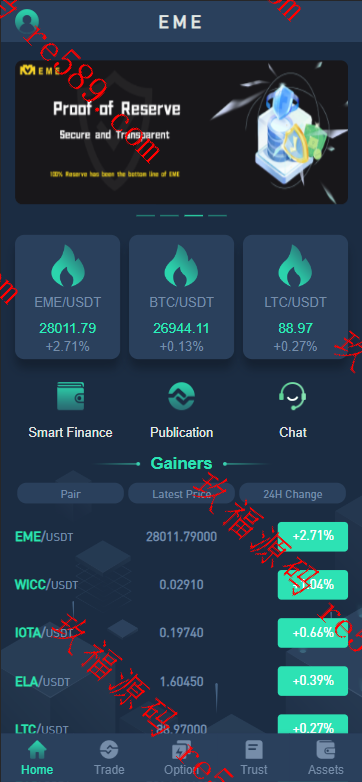 多语言区块链交易所源码/EME交易所/期权交易/申购/币币秒合约交易所/带搭建教程