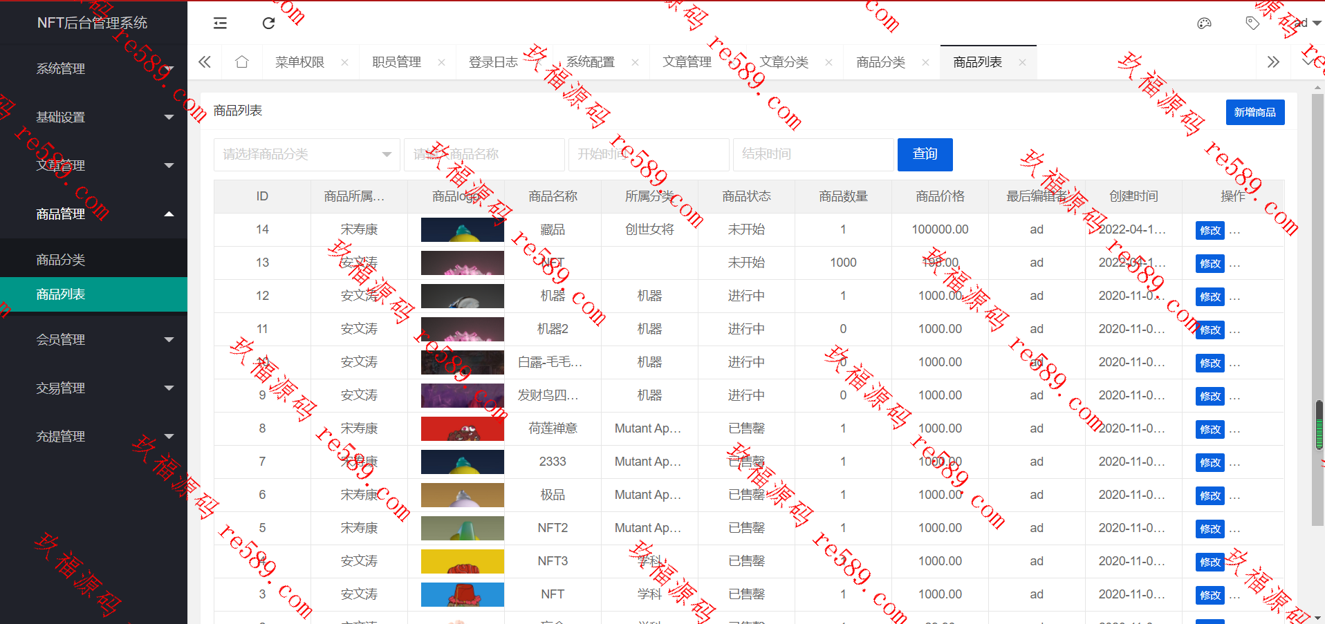 NFT源码中国元宇宙数字藏品艺术品交易平台源码下载