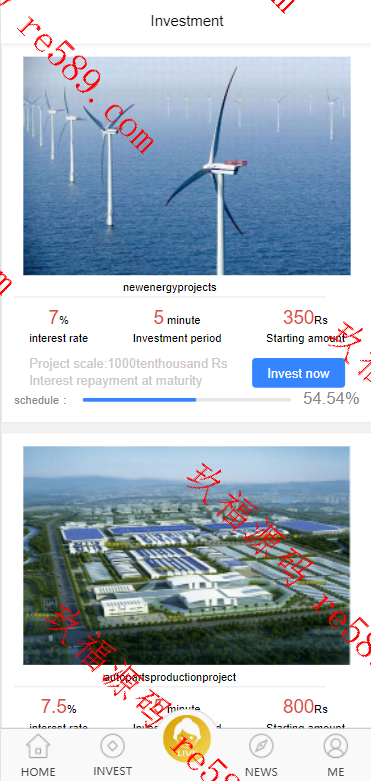 二开英文版p2p投资理财源码/众筹投资分红系统