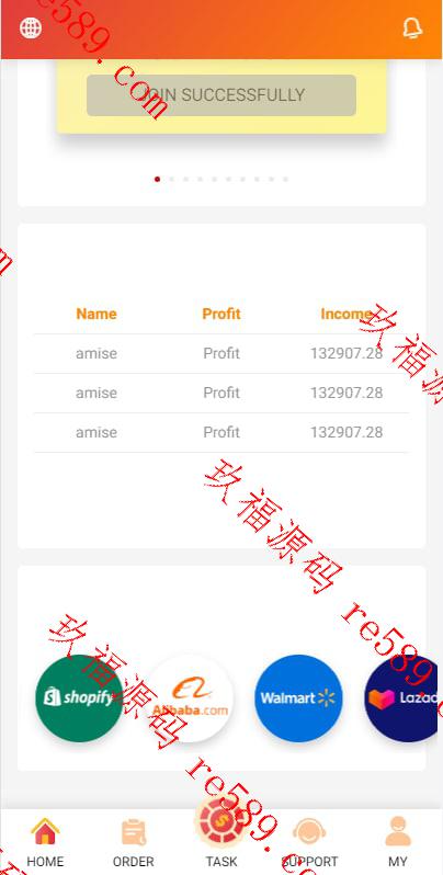 运营版多语言抢单刷单系统/订单自动匹配系统/海外刷单源码